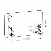 Держатель для хранения роутера, с регулировкой размеров, настенный, черный REXANT | Фото 7