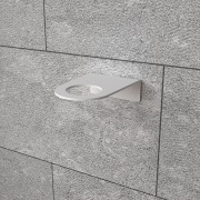 Держатель дозатора для жидкого мыла и шампуней на 1 флакон настенный, белый REXANT | Фото 1