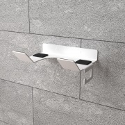 Держатель для хранения фена с креплением для сетевого кабеля, белый REXANT | Фото 1