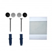 Держатель для хранения электрических зубных щеток и насадок, монтаж без сверления, белый REXANT | Фото 6