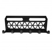 Полка для хранения одежды в стиле лофт, настенная, черная REXANT | Фото 6