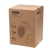 Пушка тепловая электрическая, круглая, регулировка угла наклона, ТЭН, 2кВт REXANT | Фото 6