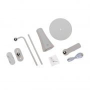 Светильник магнитный переносной с 3 креплениями, колокольчик, белый REXANT | Фото 2