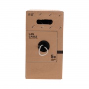 Кабель витая пара F/UTP, CAT 5e, PVC нг(А)-LS, 4х2х0,52мм, 4PR, 24AWG, INDOOR, SOLID, серый, 305м, РФ REXANT | Фото 2