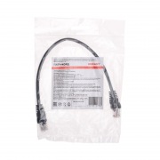 Шнур коммутационный патч-корд U/UTP, CAT 5e, RJ45-RJ45, 26AWG, LSZH, черный, 0,3м REXANT | Фото 3