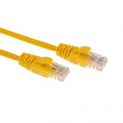 Шнур коммутационный патч-корд U/UTP, CAT 5e, RJ45-RJ45, 26AWG, LSZH, желтый, 0,3м REXANT | Фото 2