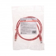 Шнур коммутационный патч-корд U/UTP, CAT 5e, RJ45-RJ45, 26AWG, LSZH, красный, 1м REXANT | Фото 3