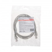 Шнур коммутационный патч-корд U/UTP, CAT 5e, RJ45-RJ45, 26AWG, LSZH, серый, 2м REXANT | Фото 3