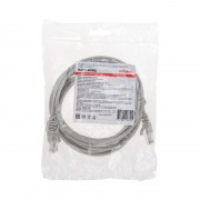 Шнур коммутационный патч-корд U/UTP, CAT 5e, RJ45-RJ45, 26AWG, LSZH, серый, 3м REXANT | Фото 3