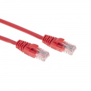 Шнур коммутационный патч-корд U/UTP, CAT 6, RJ45-RJ45, 26AWG, LSZH, красный, 0,5м REXANT | Фото 2