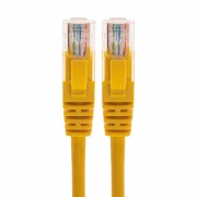 Шнур коммутационный патч-корд U/UTP, CAT 6, RJ45-RJ45, 26AWG, LSZH, желтый, 1,5м REXANT | Фото 1