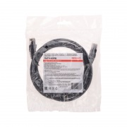 Шнур коммутационный патч-корд U/UTP, CAT 6, RJ45-RJ45, 26AWG, LSZH, черный, 2м REXANT | Фото 3