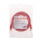 Шнур коммутационный патч-корд U/UTP, CAT 6, RJ45-RJ45, 26AWG, LSZH, красный, 3м REXANT | Фото 3