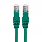 Шнур коммутационный патч-корд U/UTP, CAT 6, RJ45-RJ45, 26AWG, LSZH, зеленый, 3м REXANT | Фото 1