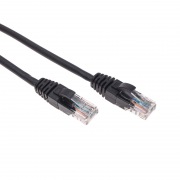 Шнур коммутационный патч-корд U/UTP, CAT 6, RJ45-RJ45, 26AWG, LSZH, черный, 5м REXANT | Фото 2