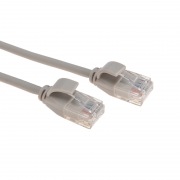 Шнур коммутационный патч-корд U/UTP, CAT 6A (10G), RJ45-RJ45, 28AWG, LSZH, серый, 2м REXANT | Фото 2