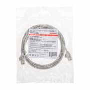 Шнур коммутационный патч-корд U/UTP, CAT 6A (10G), RJ45-RJ45, 28AWG, LSZH, серый, 2м REXANT | Фото 3