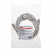 Шнур коммутационный патч-корд S/FTP, CAT 6A (10G), RJ45-RJ45, 28AWG, LSZH, серый, 5м REXANT | Фото 3