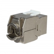 Модуль Keystone Jack RJ-45 CAT 6A экранированный 110 IDC тип 180 градусов, самозажимной REXANT ПРОЕКТ | Фото 1