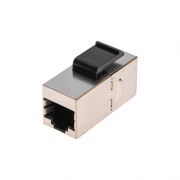 Адаптер проходной формата Keystone Jack RJ-45 CAT 5e экранированный REXANT | Фото 1