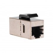 Адаптер проходной формата Keystone Jack RJ-45 CAT 5e экранированный REXANT | Фото 3