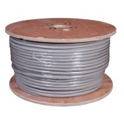 Кабель витая пара F/UTP, CAT 5е, PVC, 25PR, 24AWG, внутренний, однопроволочный, серый, 305м, РФ REXANT | Фото 1