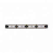 Патч-панель 19" 1U, CAT 6, 24 порта RJ-45, неэкранированная, Dual IDC REXANT | Фото 2