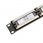 Патч-панель 19" 1U, CAT 6, 24 порта RJ-45, неэкранированная, Dual IDC REXANT | Фото 4