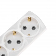 Удлинитель ПРЕМИУМ 3 гнезда, 5м, 3х1,5мм², с/з, 2 USB-разъема, белый REXANT | Фото 2