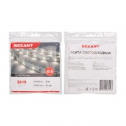 Лента светодиодная 12В, SMD2835, 14,4Вт/м, 120 LED/м, 4000K, 8мм, 5м, IP20 REXANT | Фото 3