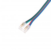 Коннектор с джеком для подключения к контроллеру светодиодной ленты RGB COB 10мм REXANT | Фото 1