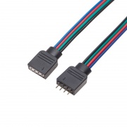 Коннектор с джеком для подключения к контроллеру светодиодной ленты RGB COB 10мм REXANT | Фото 2