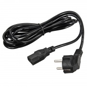 Шнур сетевой СЕЕ 7/7 (Schuko) – IEC 320 C13 3x0,75мм², 6A, длина 0,6м REXANT | Фото 1