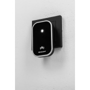 Беспроводной дверной звонок с цифровым кодированием 38 мелодий 200м IP44 черный REXANT | Фото 1