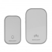 Беспроводной дверной звонок кинетический 38 мелодий 150м IP68 белый REXANT | Фото 2