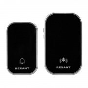 Беспроводной дверной звонок кинетический 38 мелодий 150м IP68 черный REXANT | Фото 2