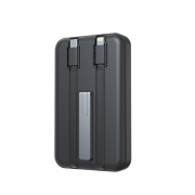 Портативное беспроводное зарядное устройство Power Bank 5 в1 (аккумуляторная батарея) 10 000 mAh, MagSafe, черное REXANT | Фото 4