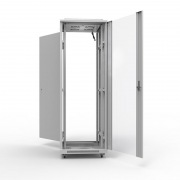 19" Напольный шкаф Rexant серии Standart 42U 600х1000 мм, передняя дверь стекло, задняя дверь металл, RAL 7035 | Фото 3