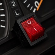 Выключатель клавишный 250V 16А (4с) ON-OFF красный  с подсветкой (RWB-502, SC-767, IRS-201-1)  REXANT (в упак. 1шт.) | Фото 2