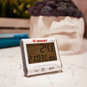 Термогигрометр комнатный с часами и функцией будильника REXANT | Фото 2