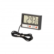 Термометр электронный REXANT комнатно-уличный с часами | Фото 1