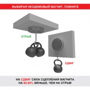 Неодимовый магнит диск 10х2мм сцепление 1 кг (упаковка 14 шт) Rexant | Фото 7