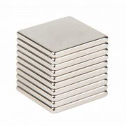 Неодимовый магнит прямоугольник 10х10х1 мм сцепление 0,6 кг (Упаковка 10 шт) Rexant | Фото 2
