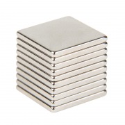 Неодимовый магнит прямоугольник 10х10х1 мм сцепление 0,6 кг (Упаковка 10 шт) Rexant | Фото 3