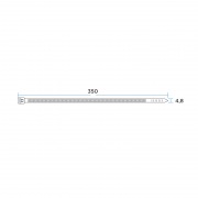 Хомут nylon «Тройной замок» 350x4,8 мм 100 шт. чёрный REXANT | Фото 2