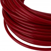 Трос стальной в ПВХ изоляции d=2.5 мм моток 20 м красный REXANT | Фото 3