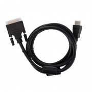 Шнур HDMI - DVI-D с фильтрами, длина 1,5 метра (GOLD) (PE пакет)  REXANT | Фото 2