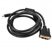 Шнур HDMI - DVI-D с фильтрами, длина 2 метра (GOLD) (PE пакет)  REXANT | Фото 3