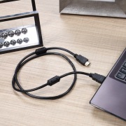 Шнур HDMI - HDMI с фильтрами, длина 1 метра (GOLD) (PVC пакет)  REXANT | Фото 1