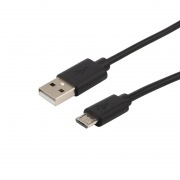 Кабель micro USB (male) штекер - USB-A (male) штекер, длина 1,8 метра, черный (PE пакет)  REXANT | Фото 4